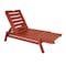 Highwood Usa Crestone Chaise Lounge Outdoor Furniture for Pool, Patio CM-LNGSQ62-RED - alternate 1